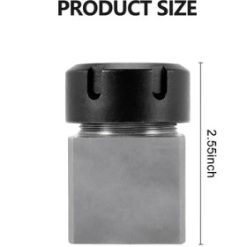 Resim Celestial Forge Cnc Torna Gravür Makinesi ER32 Pens Aynaları Blok Seti 2 Kare ve Altıgen Iş Tutma Tutucu (Yurt Dışından) 