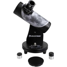 Resim Celestron Firstscope Teleskop, Robert Reeves'ten Ay, Siyah 