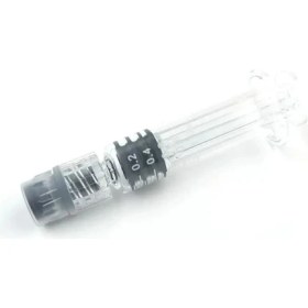 Resim Mingjin Shop 1 0.2ml-1ml Stili Cam Şırınga Luer Lock Şırınga - Borosilikat Cam Önceden Doldurulabilir Şırınga - 1ml L, 3,5ml, 5ml Isteğe Bağlı Kapasite (Yurt Dışından) 