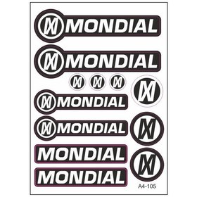 Resim A4 Sticker 105 Tek Paket Çoklu Sticker Çok Renkli 