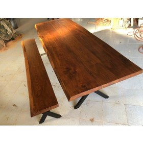 Resim Bintaşmobilya Gürgen Ağacı Kütük Masa Bank 