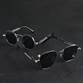Resim Uniseks için Steampunk Kare Oval Metal Çerçeve Gözlükler - Günlük Kıyafetler İçin Tasarımcı Stili, 2 Adet 