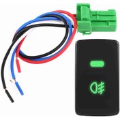 Resim Konesam Honda Civic Accord İçin Yeşil Işıklı 5 Pinli Plastik Faro Anahtarı - Yeni Kalite, Kolay Kurulum 