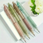 Resim 4 Paket ErgoMaster Mekanik Kalem, 0.7mm/0.5mm Kurşun, Doldurulabilir, Rahat Tutma, Çeşitli Renkler, Tüy Yok, Hassas Yazma Araçları 