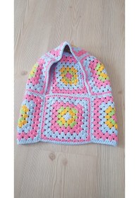 Resim Balaclava Pembe Mavi Çok Renkli 