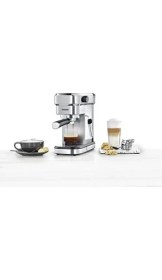 Resim Severin Ka 5994 Espresso Espresso Makinesi, 1 Veya 2 Fincanlık Basınç 15 Bar, 1350 W, Paslanmaz Çelik, Gümüş/siyah 