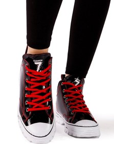 Resim NgrC Siyah-Kırmızı Bootie KDNTBT00016C-3872 