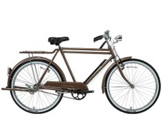 Resim BİSAN ROADSTAR CLASSIC HİZMET BİSİKLETİ 58CM V 26 JANT 1 VİTES KAHVERENGİ SİYAH GOLD 