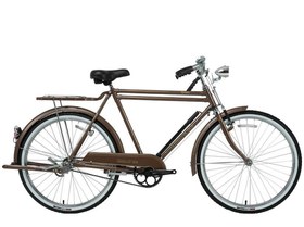 Resim BİSAN ROADSTAR CLASSIC HİZMET BİSİKLETİ 58CM V 26 JANT 1 VİTES KAHVERENGİ SİYAH GOLD 