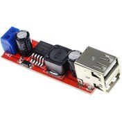 Resim Çift Usb Çıkışlı 9v 12v 24v 36v 5v 3a Gerilim Azaltıcı Modülü Diğer