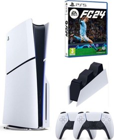 Resim Playstation 5 Slim CD'Lİ Edition +2.Dualsense + Şarj İstasyonu+ FC 24 