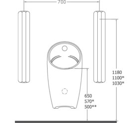 Resim Isvea Infinity Sensoclean Mat Siyah Sensörlü / Fotoselli Pisuvar 