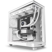 Resim H Series H6 Flow 3x120MM (ATX Micro-ATX Mini-ITX) CC-H61FW-01 Beyaz ATX Oyuncu Kasası Nzxt