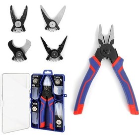 Resim Workpro Wp231144 200mm 5 In 1 Çok Fonksiyonlu Profesyonel Pense Seti 