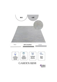 Resim Enti Terrace 8208 Gri Iskandinav Halı Yıkanabilir Kesme Yolluk Koridor Kaymaz Çocuk Odası Koyu Gri 
