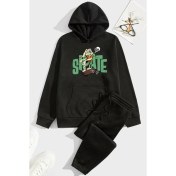 Resim Trendypassion Unisex All Day Rabbit Baskılı Eşofman Takımı 