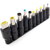 Resim Tips Universal Jack DC 5.5mmx2.1mm Bağlantı Noktaları Şarj Dönüştürücüsü Laptop Adaptörü 