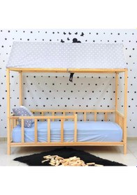 Resim Markaawm Markaawm Montessori Yatak Izmir Gri Yıldız Çatılı 