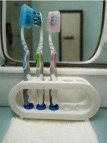 Resim Okpax Diş Fırçası Tutucu Ve Diş Fırçalık Beyaz 