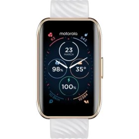 Resim Motorola Moto 40 Bluetooth Akıllı Saat -10 Gün Pil Ömrü, Google Fit Entegrasyonu, 1,5'' Kristal Netliğinde Ekran, Kalp Takibi, Derinlemesine Uyku Takibi... 