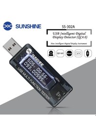 Resim Usb Şarj Akım Voltaj Test Cihazı Usb Arıza Tespit Cihazı Ss-302A 