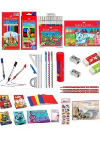 Resim Faber Castell Kırtasiye Seti İlkokul 2. 3. 4. Sınıf Full Set 