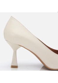 Resim Hotiç Hakiki Deri Ekru Kadın Stiletto 01ayh304140a400 Kemik-ecru Kemik 