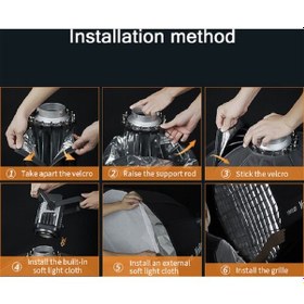 Resim Yongnuo YN90K Bowens Mount Parabolic Softbox 90 CM 