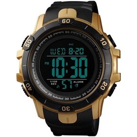 Resim Sones Olevs 3632 Erkek Çok Fonksiyonlu Büyük Kadranlı Işıklı Su Geçirmez Kuvars Saat Kahverengi + Gül Altın Siyah 