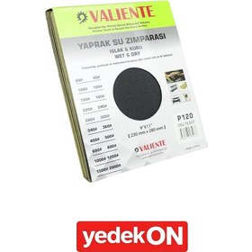 Resim Su Zımparası 120 Kum Val16507 Valıente 100'lü 