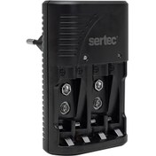 Resim SERTEC STC-C9V AA-AAA-2X9V DÖRTLÜ PİL ŞARJ ALETİ 