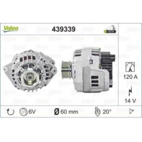 Resim Valeo ALTERNATOR 14V 120A BOXER II JUMPER II 2,8HDI 03>06 DUCATO 2,8JTD / 2,3JTD 02>06 - 439339 