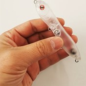 Resim 20 Adet Şeffaf ABS Popper Balıkçılık Yemleri, Boş Boyasız Bas Balığı Yemi Ücretsiz Gözlerle, Tatlı Su ve Tuzlu Su Balıkçılığı İçin Yüzey Tipi Sahte Yem 