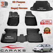 Resim Corolla Uyumlu Hb 3D Havuzlu Paspas+Bagaj Havuzu 2001-2007 Arası N11.14790 