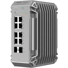 Resim Ruijie Reyee RG-NIS3100-8GT2SFP-HP 8 Port Poe 2xSfp Gigabit Yönetilebilir Endüstriyel PoE Switch 