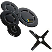 Resim Ventino 1 Li Cezvelik Aparatı Ankastre Set Üstü Ocak 4 Lü Kapak Takımı 