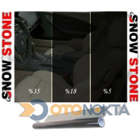 Resim Otolaria Cam Fılmı 152X30Mt Cızılmez Black %35 Snow Stone 