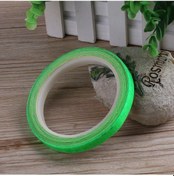 Resim Yeşil 8m 1cm Genişlik Dayanıklı Araba Gece Bisiklet Jant Su Geçirmez Aydınlık Araba Jant Bandı 