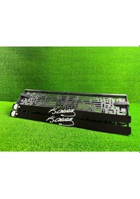 Resim K.atatürk Imzalı 3d Kabrtmalı Pleksi Araba Plakalığı 1 Takım 