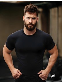 Resim Snapbuy Erkekler Uv Koruyucu Rashguard Sörf Mayo - Denizanası Önleyici Kısa Kollu Yüzme Üstü Chınakırmızı Kirmizi 