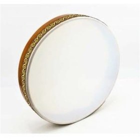 Resim 42 Cm Çift Kat Ağaç Kasnak Alyan Ayarlı Film Deri Bendir 