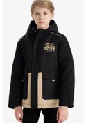 Resim Defacto Siyah Erkek Çocuk Mont E9357a8/bk27 Siyah 