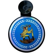 Resim HMNL Oto Resimlik Vantuzlu MAVİ SARI 7 CM 