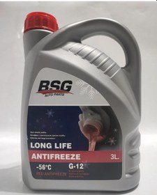Resim Bsg Kırmızı Organik -56 C Antifriz 3 L 