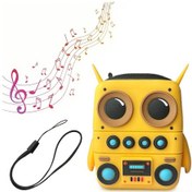 Resim Youtek Sevimli Robot Tasarımlı Su Geçirmez Taşınabilir Bluetooth Hoparlör - 8 Saat Çalışma Süresi 