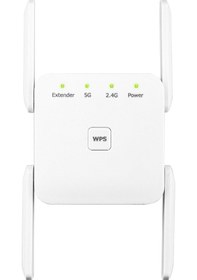 Resim Mufunye Ac1200m Çift Bantlı Wifi Sinyal Yükseltici - 5g/2.4g Kablosuz Ağ Genişletici, Beyaz 