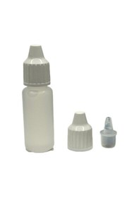 Resim 10ml Pe Aseton Şişesi, 24 Adet, Plastik Damlacıklı Şişe, Damlatmalı Şişe 