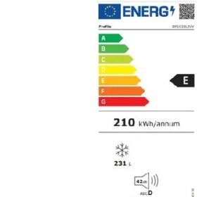 Resim Profilo DF1033LEVV E Sınıfı 220 lt 7 Çekmeceli Derin Dondurucu 