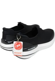 Resim Wickers Waykon Siyah-Beyaz Triko Sneaker Günlük Spor Ayakkabı 