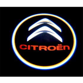 Resim Citröen Araçlar Için Pilli Yapıştırmalı Kapı Altı Led Logo 
